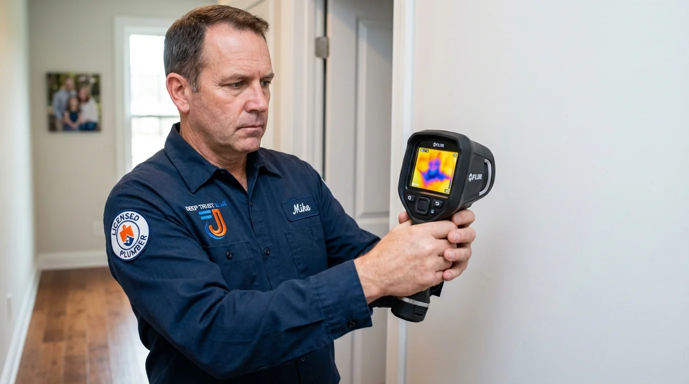 Thermal imaging leak detection by Johns Plumbing LLC in Lolo